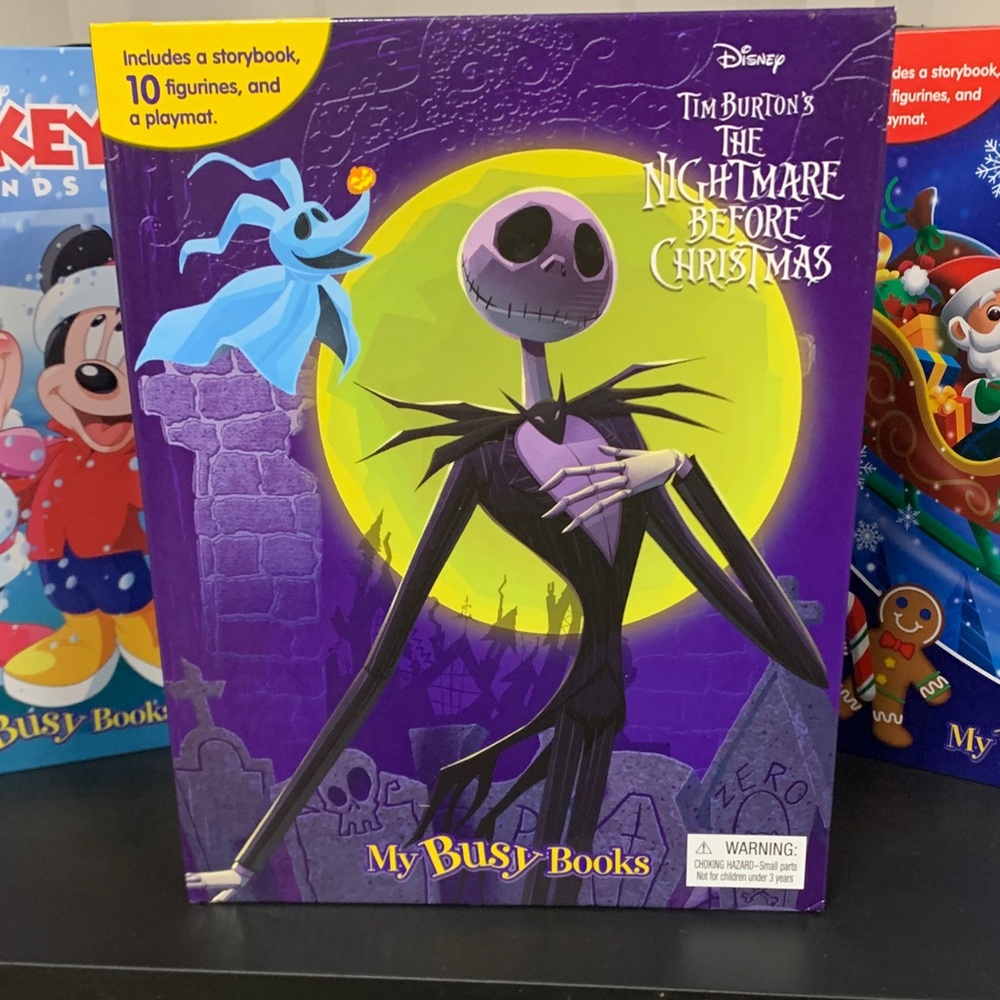 Disney The Nightmare Before Christmas My Busy Books - Purple and Black